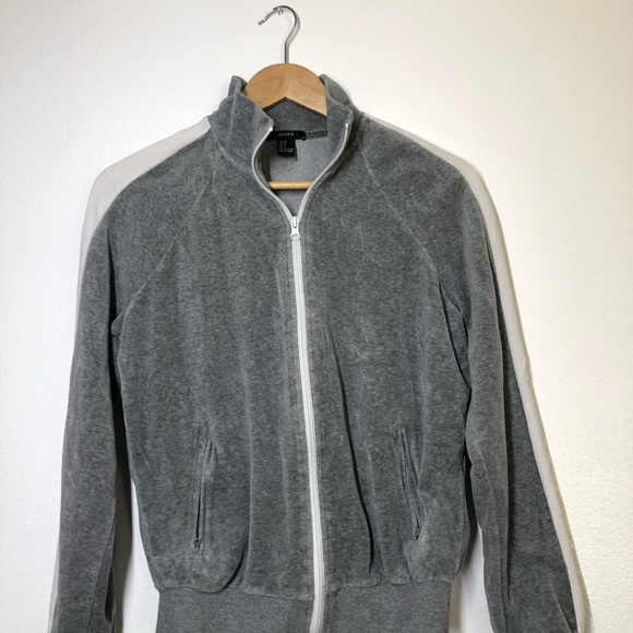 Forever 21 Grey Zip-up Jacket - Picture 3 of 8